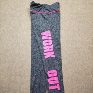 Silver Leg Work Out Ankle Women's Athletic Leggings #6
